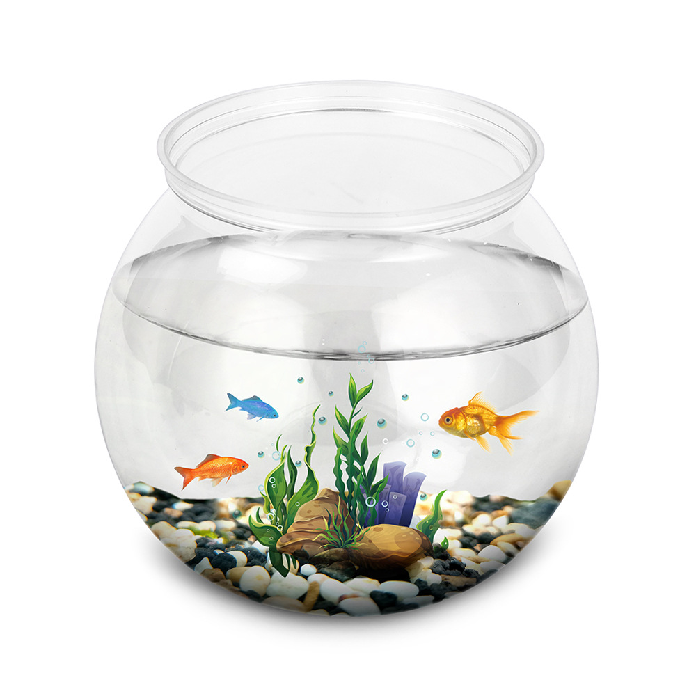 Aquarium Fish Betta - Mangkuk ikan plastik ukuran L M