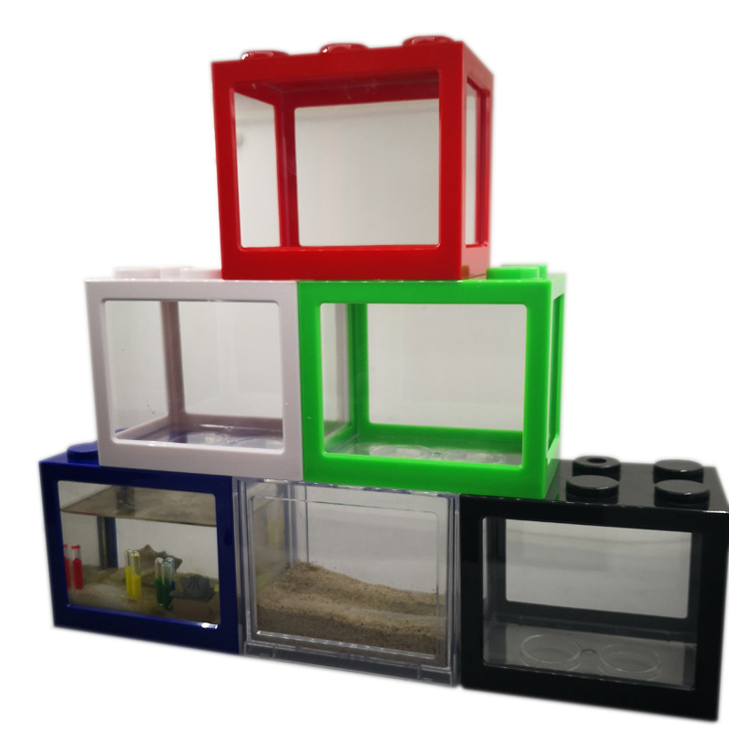Aquarium Fish Betta - Akuarium Mini 7 Warna untuk Ikan