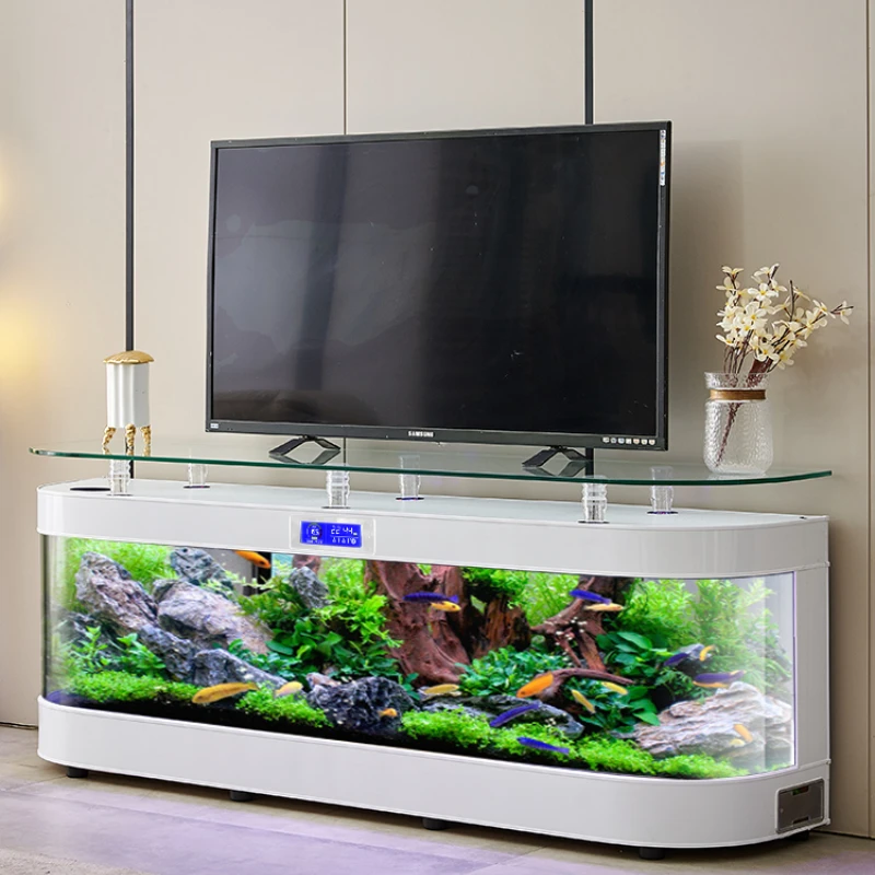 Aquarium Fish Delivery - Akuarium Kaca Kabinet TV, Tangki Ikan