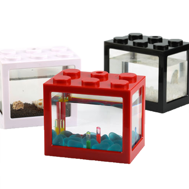 Akuarium Mini 7 Warna untuk Ik - Aquarium Fish Betta ulasan dan harga
