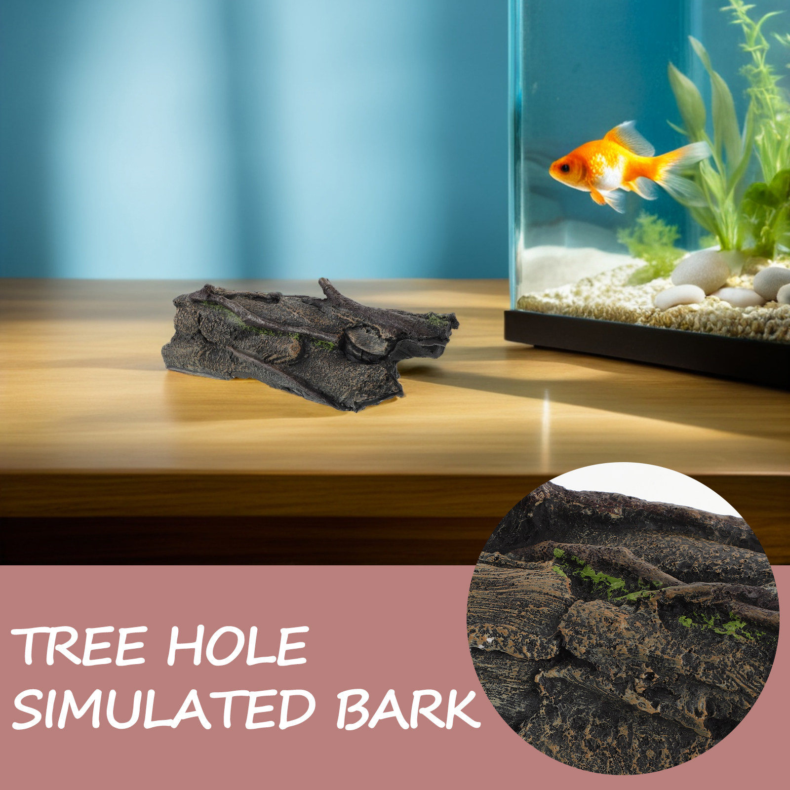 Batang Pohon Berongga Resin De - Aquarium Fish Cave ulasan dan harga