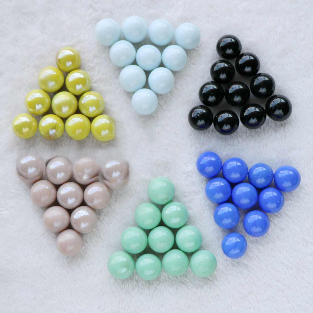 66Pcs Bola Kaca Warna Solid Di - Aquarium Fish Ball ulasan dan harga