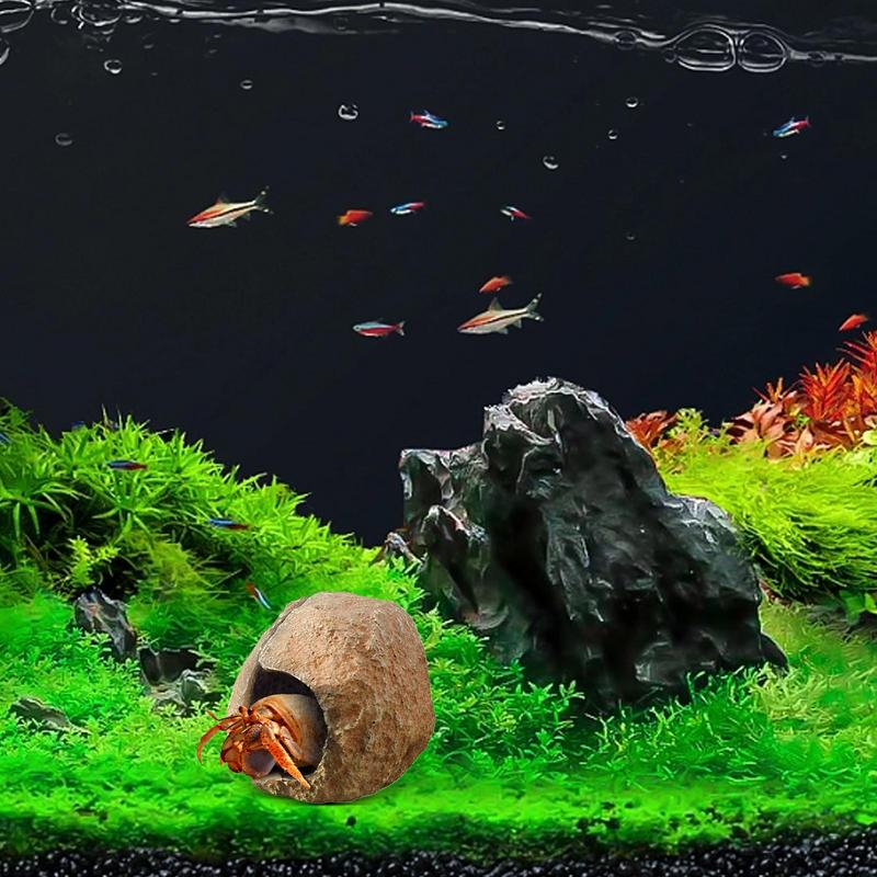 Gua Akuarium Tangki Ikan Rumah - Aquarium Fish Cave ulasan dan harga